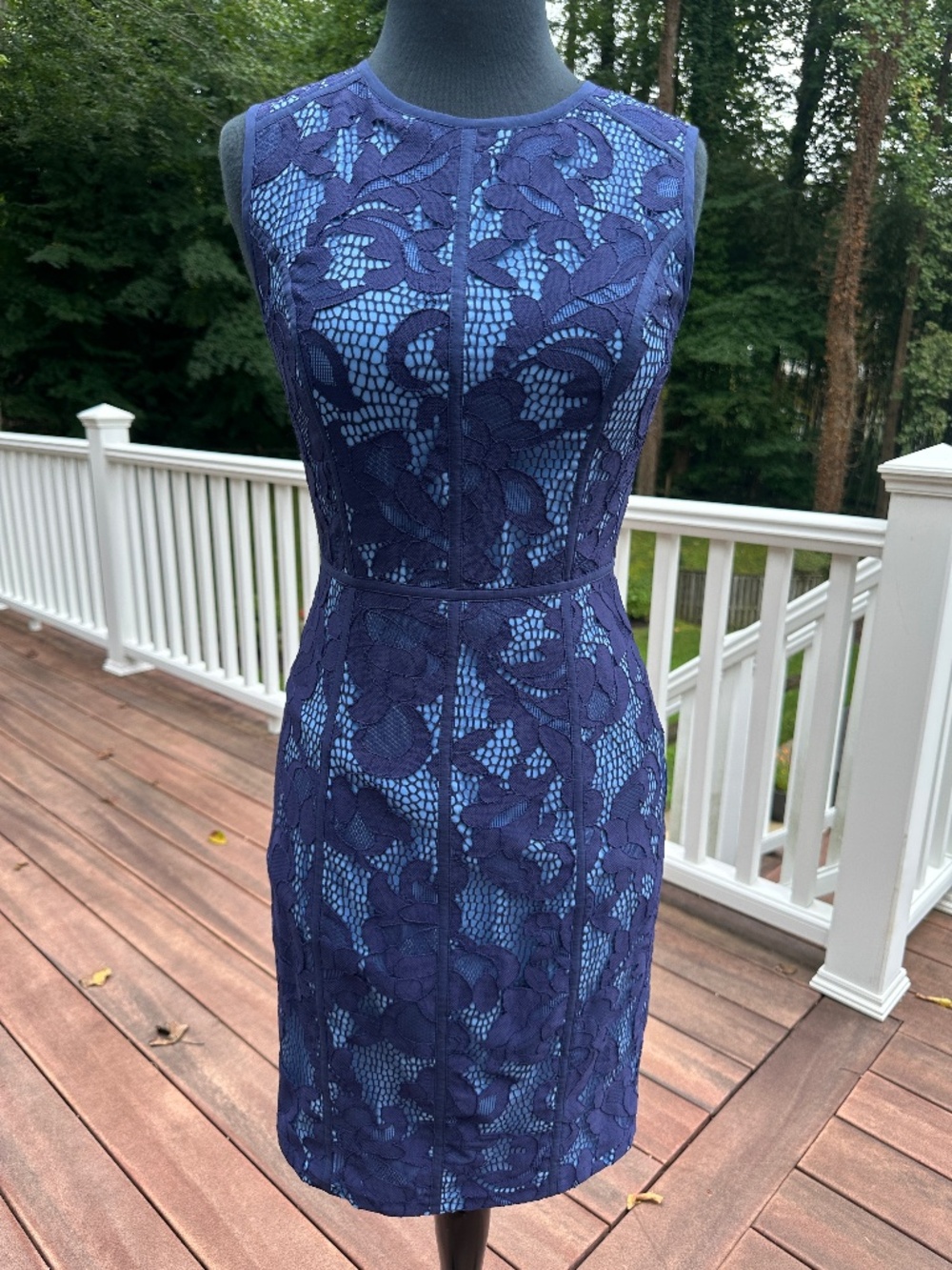 Cynthia Steffe, Dark Blue Lace Dress